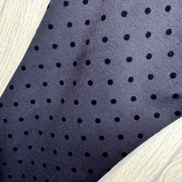 J. crew Factory The Gigi with Velvet Polka Dot Women's Pant Size 8 - Picture 3 of 4